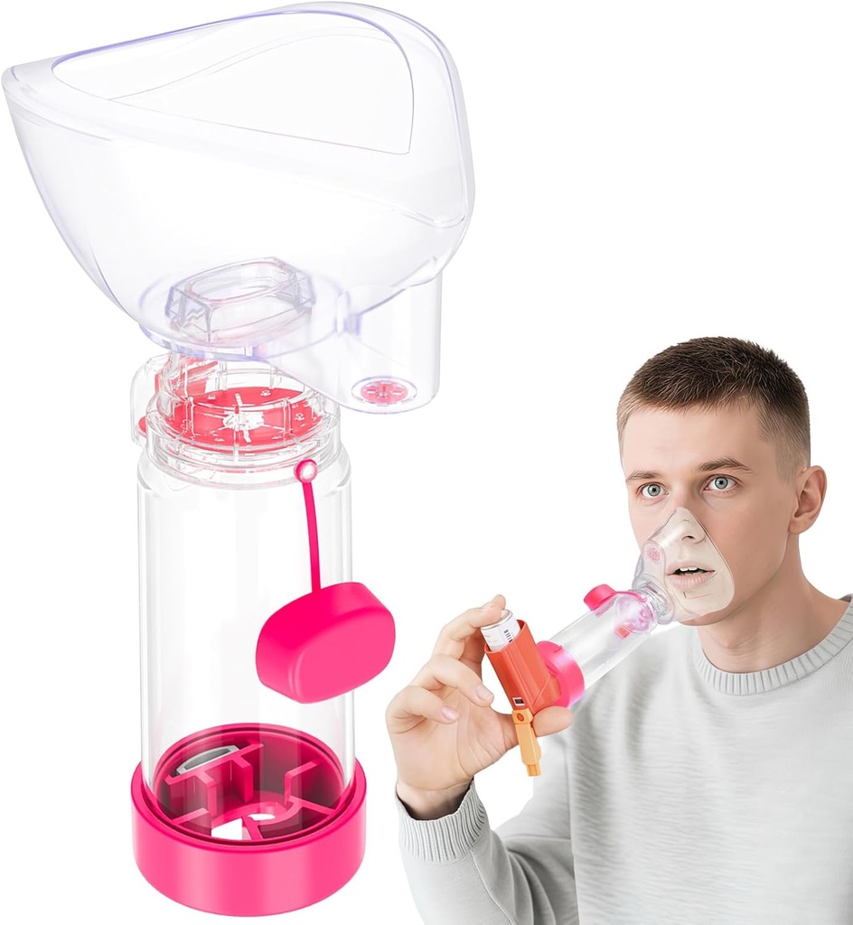 NESSI OTC vesoljec odrasli z masko vesoljec in ustnik vesoljec (Pink)