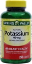 Spomladanska dolina Kalij 99 mg iz kalijevega glukonata 595 mg (250 mg)