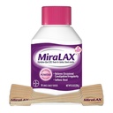Miralax Laksativen prašek, nežna zaprtost Relief za odrasle, Stool Mehčalo s PEG 3350, Nestimulant Laxativo, Brez škodljivih stranskih učinkov, Vključuje Stirrer, 14 Odmerek