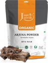 Samo Jaivik 100% Organic Arjuna Bark Powder (Terminalia Arjuna) 1/2 LB, 08 oz, 227g USDA Certified Organic- Biorazgradljivi Reseable Zip Pouch Tradicionalni pomlajevalnik in Tonik za srce*