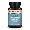 Dr. Mercola Biothin Organic Apple Cider Vinegar in Fermented Cayenne, 30 Serving (30 kapsul), prehranska dopolnila, Prebavna podpora, Ne-GMO, USDA Organic