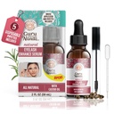 GuruNanda Natural Castor Oil Trepalnice izboljšanje serum z Rosemary Oil - čopič Aplicator & 5 Pipettes, pomaga naravno rast las za obrvi in brade, 2 Fl Oz