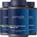 ProHealth Nikotinamid Riboside Pro 500. Patented NR Niagen 500mg Plus 250mg TMG. NAD+ dopolnilo poveča NAD+. NR dodatek Proven v 300 Študije. 30 odmerkov (3 pakiranja)
