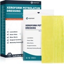 Medical Xeroform Petrolatum Oblačenje 5x9 - Nedosleden Gauze Pad Strip, Fine Mesh Gauze Patch Priskrbi za nego ran, opekline, razpoke, in kože Grafts (Pack of 25)