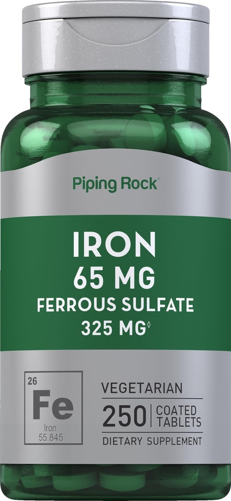 Piping Rock železov železov železov sulfid 65 mg 