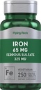 Piping Rock železov železov železov sulfid 65 mg 