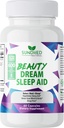 Sleep Aid Beauty Dream Sleep Aid je nenavadna formula za spanje z Melatoninom in Valerian Root, spanje neverjetno in zbudi osvežitev, Pridobiti naravno spanje, Izdelano v ZDA