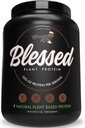Blaženi Vegan Protein Powder - na rastlinski osnovi Beljakovine Powder Nadomestni Beljakovine Shake, 23g Pea Protein Powder, brez mleka, brez glutena, brez soje, brez dodanega sladkorja, 30 Servisov (Chocolate Mylk)