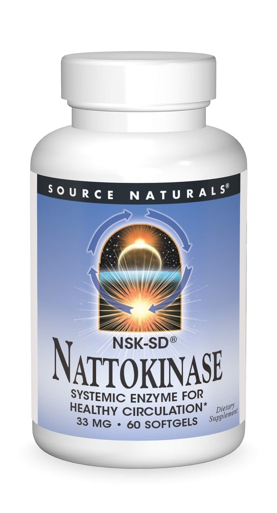 Vir Naturals Nattokinase Systemic Enzyme za zdravo kroženje* 33mg - 60 Softgels