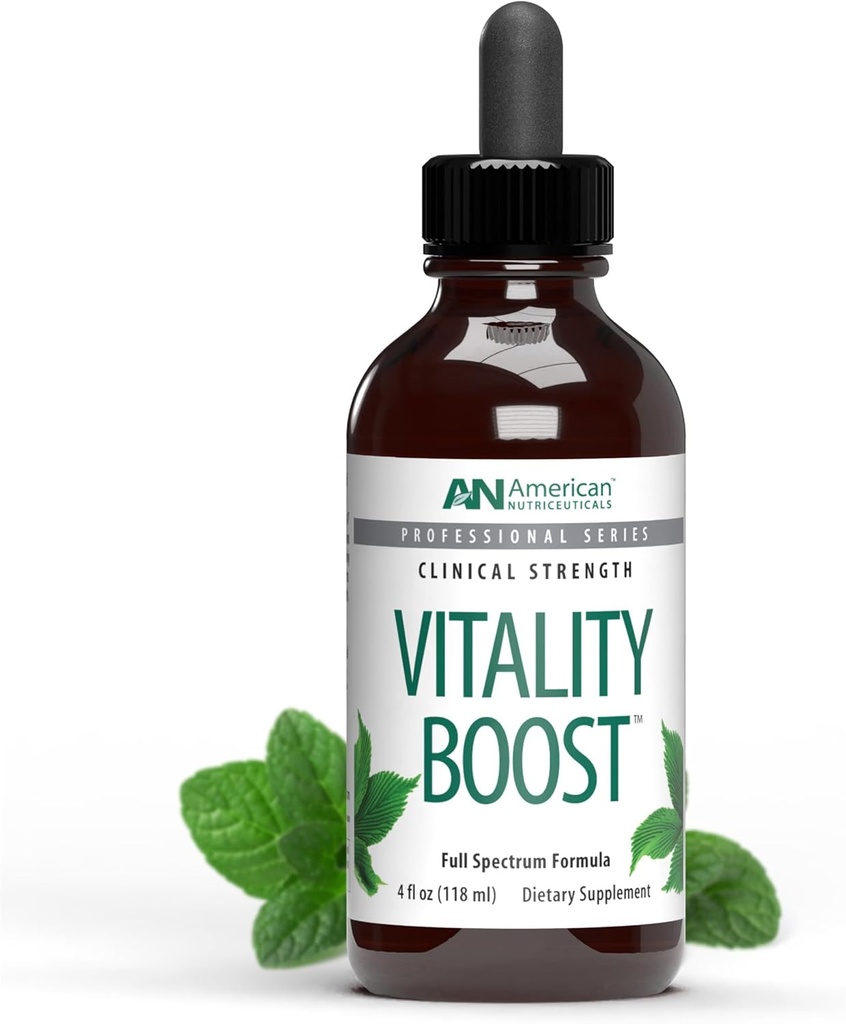 Ameriške nutricije - Vitality Boost Fulvic Acid w/Trace mineralne kapljice - Multimineralni dodatek - Rih v aminokisline – Izboljša energetsko funkcijo