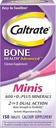 Kalcij in vitamin D3 dodatek Plus minerali Mini tablete, 150 ea (paka po 4)