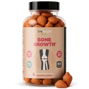 TruHeight otroci kostna rast Gumiji (Strawberry, Age 2+) Visoka prehrana za naravno rast za otroke in malčke - Vitamin D, kalcij, K, magnezijev multivitamin, vitamini kostna moč, D3 K2, Taller