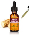 Herb Pharm Asian (Panax) ginseng tekoči glicerit za energijo in stamina, brezalkoholni glicerit, 1 Oz