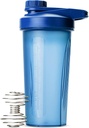 G. Pen-Shaker steklenice za beljakovinske mešanice z Twist cap, 28 oz, Blue Protein Shaker steklenica z žico Whisk žogo