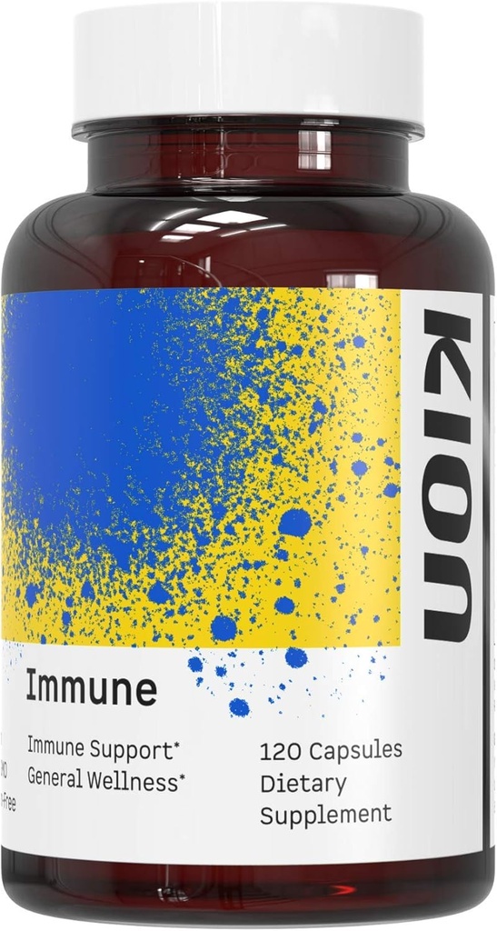 Kion Imunsko - Imunska podpora dodatek - Vitamin C dodatek - Vitamin C in cink za vsak dan Wellness - 500 mg Vitamin C (Askorbinska kislina) in 10 mg cink - 120 Servinges