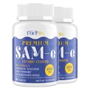 1200 MG SAM e Dopolnilo za možgane, razpoloženje, sklepe in jetra, visoko Absorpcijske SAM-e (S-Adenozil-L-metionin) s CoQ10, 5- HTP, enterično obložene 120 tablet, vegansko
