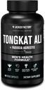 Jacked Factory Indonesia Tongkat Ali + Fadogia Agrestis - 200:1 Extract Longjack Tongkat Ali za moške s Fadogia Agrestis 600mg & Primavie Shilajit za podporo vitalnosti, energije, & razpoloženja - 60 kapsul