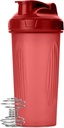 Gospod Pen-Shaker steklenice za mešanice beljakovin, 28 oz, 1 pakiranje, rdeča, Protein Shaker steklenica z žico Whisk žogo, Blender steklenica