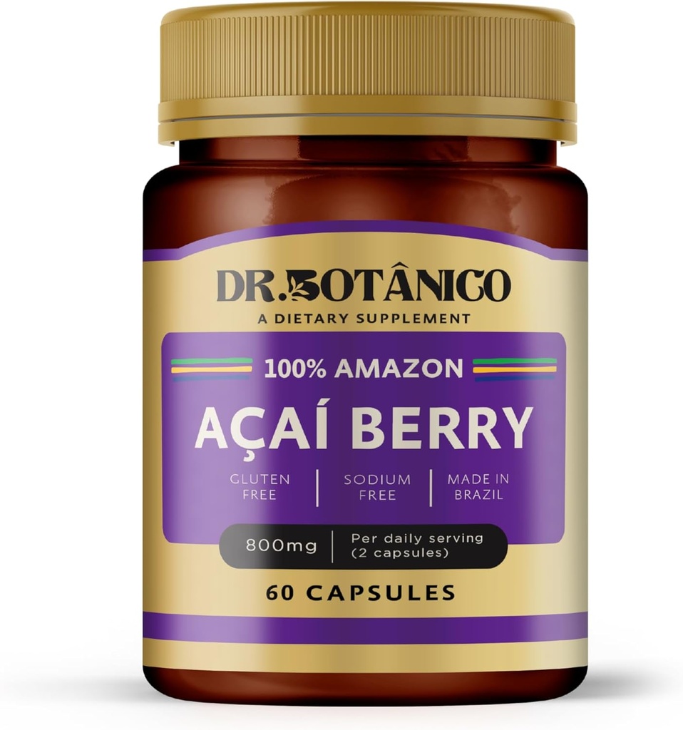 Açaí Berry 800mg – Imunska in kožna podpora 