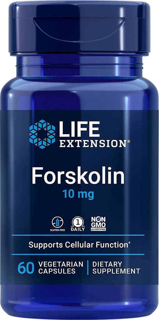 Podaljšek življenja Forskolin 10 mg, 60 vegetarijanskih kapsul (paket po 2)
