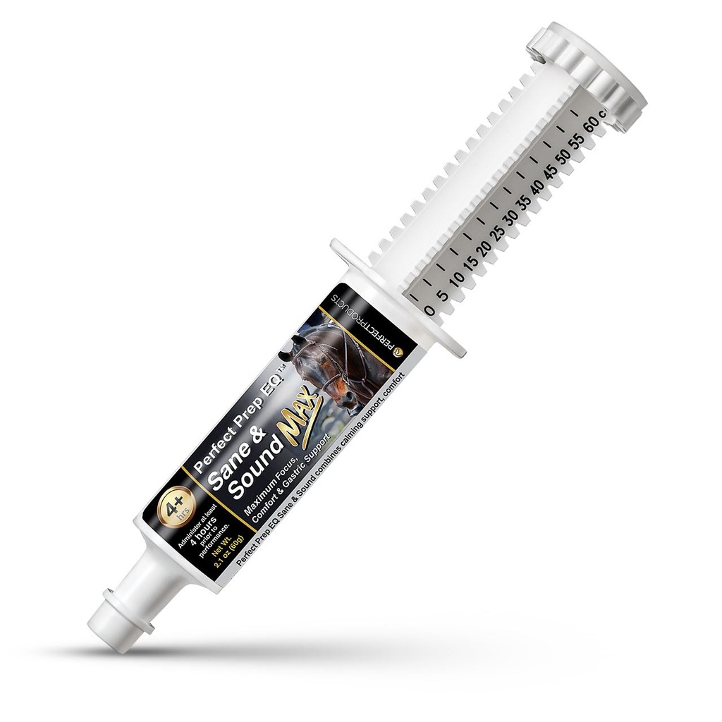 Perfect Prep EQ Sane in Zvok MAX konj pomiritev paste, dolgodelna, Max moč pomiritev za zvok in tesnobo, Pokaži varno, 60cc