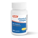 Rugby Vitamin B Kompleks z vitaminom C - Gluten-free B kompleks Vitamini za energijo, Presnova, Živec, in imunske podpore, 130 Kapleti