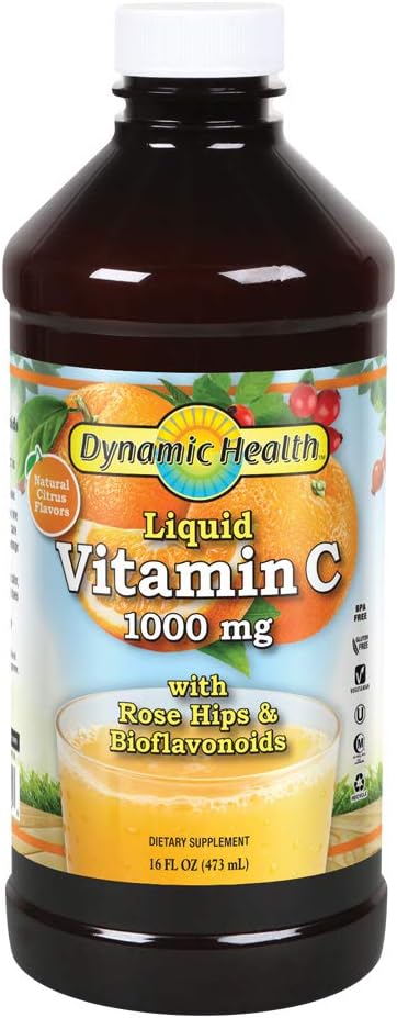 Dinamično zdravjeLiquid Vitamin C, 1000 mg, 16-ounce steklenice
