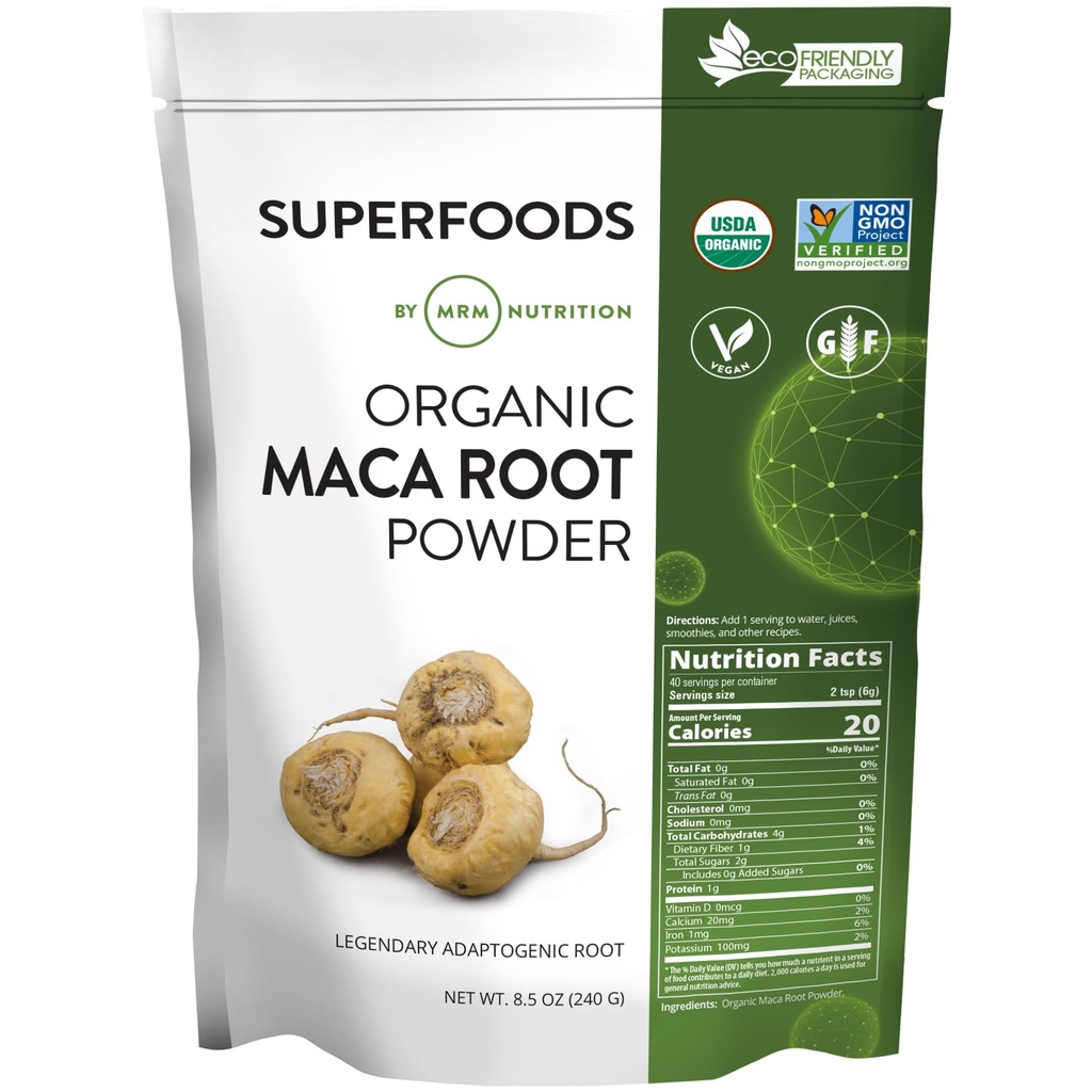 MRM Nutrition Organic Maca Root Powder 