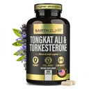 Turkesterone Tongkat Ali za moške in ženske – 2-in-1 Natural Testosterone Podpora za energijo in fitnes - Visoka moč Turkesterone Dopolnilo za moške s Tongkat Ali –– Čista Formula Non-GMO