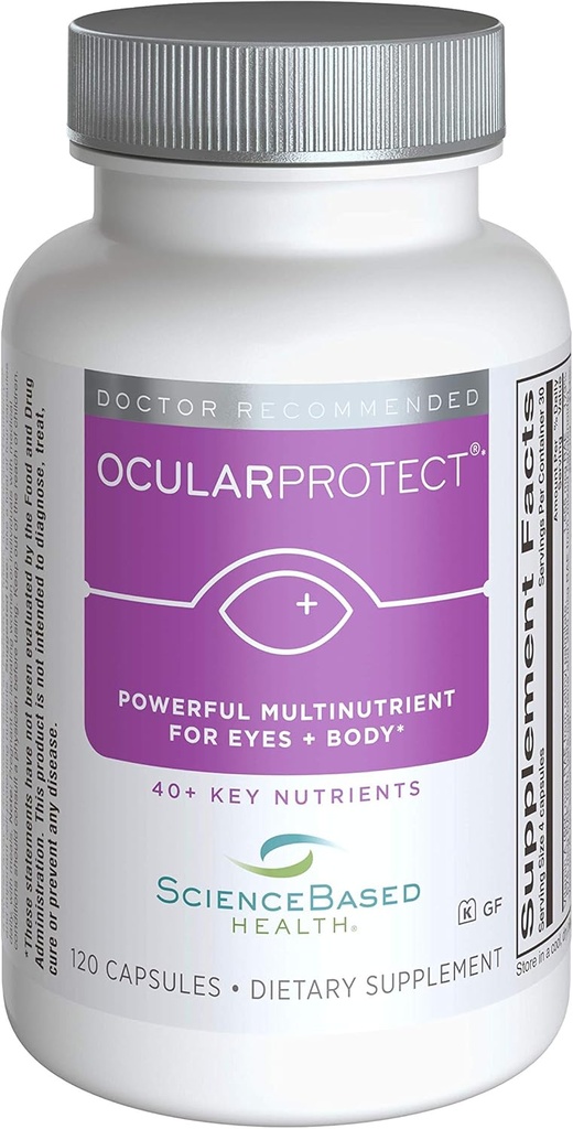 OkularZaščitite celotno telo Formula - Specializirano oko in telo Multinutrient - 120 kapsul