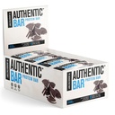 Verodostojna ploščica Cookie Crumble Protein Bars - Nadomestne energijske čokoladice sirotkinih beljakovin w/ 15g, naravni sladkorji iz čistega medu, Zdrava maščoba Peanut Butter Foundation - 12 Pack