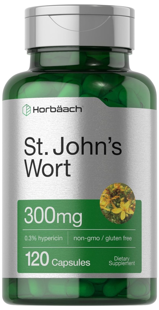 Horbäach St John's Wort kapsule 300mg 