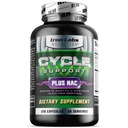 Iron Labs Nutrition: Cycle Support Plus NAC (N-Acetil-L-Cysteine) - Podpora za ledvice in jetra - Dodatki za podporo cikla za moške - N Acetil L Cysteine in Milk Thistle (120 kapsul)