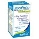 HealthAid MoodProbio 30 Ct, 30 milijard CFU s prebiotiki, 8 Izbrani sevi, enkrat na dan, Kislina in žolč Resistant, Gluten, Mlekarna, in GSO brez, Vegan
