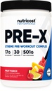 Nutricost Pre-X Xtreme Pred-workout Kompleksni prah, Sadni Punch, 30 Serving, Vegetarian, Non-GMO in Gluten brezplačno
