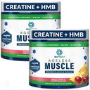BioTrust Večni graditelj mišic - Kreatin HMB v prahu z vitaminom D3 & Betain - Gradite & Ohranjajte naravno zmanjšanje mišične mase in moči - sadje Punch, 60 Servings