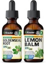 BIO KRAUTER Goldenseal Tinkture 2 Fl. Oz. & Lemon Balm Tinkture 2 Fl. Oz.
