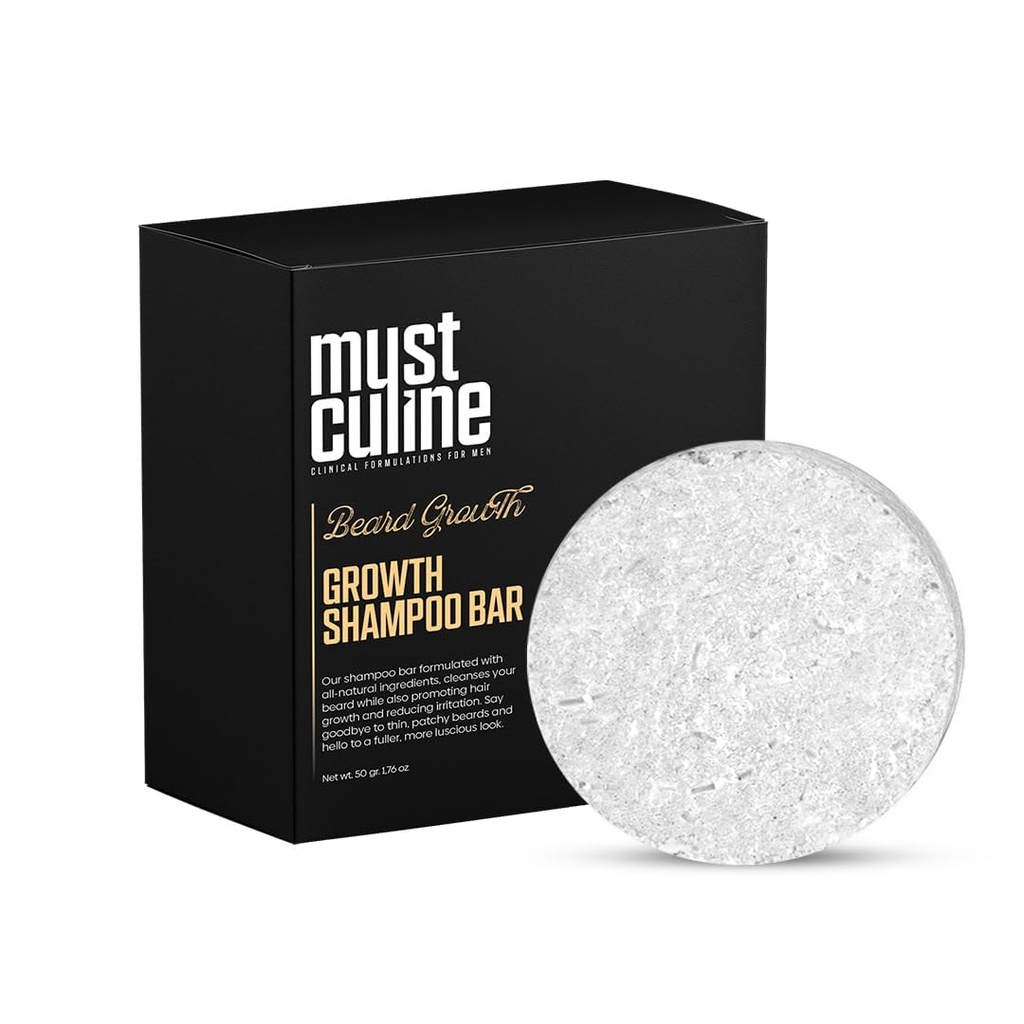 Brada Šampon Bar, 1 Paket, Neoporečna, Podpira brado rast in negovanje,Mustache Korenine, za moške