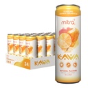 MITRA-9 Botanični pijača - Orange Dreamsicle Sparkling Kava Drink with Kava Root Extract - Izvleček razpoloženja - rastlinska osnova - spodbuja naravno umirjenost in jasnost (12 Fl. Oz) (24)