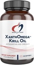 Designs for Health XanthOmega - Krill Oil z 12mg astaksantin - Antioksidant, fosfolipidi + EPA/DHA Omega 3 - Kardiovaskularno, Skin + Eye Health Supplement (120 Softgels)