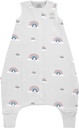 Woolino 4 Sezona Baby Sleep Bag z nogami, Merino Wool in Organic Cotton Walker Sleep Sack, Toddler Sleep Bag, 18-36m, Mavrica