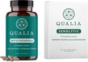 Qualia Life Sciences Bundle Qualia Mitohondrija+ & Qualia Senolytic, Staranje dopolnila, ki podpira optimalno celično popravilo in pomlajevanje