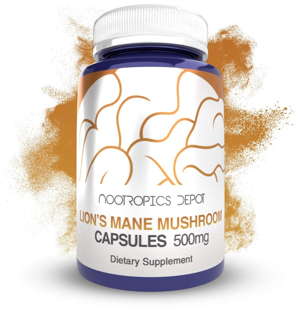 Nootropics Depot Lions Mane Gobe Kapsule 