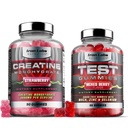 Muscle Gummy Bundle - Kreatin Monohidrat Gumies & Testo Gummies za moške - Napredni Bundle