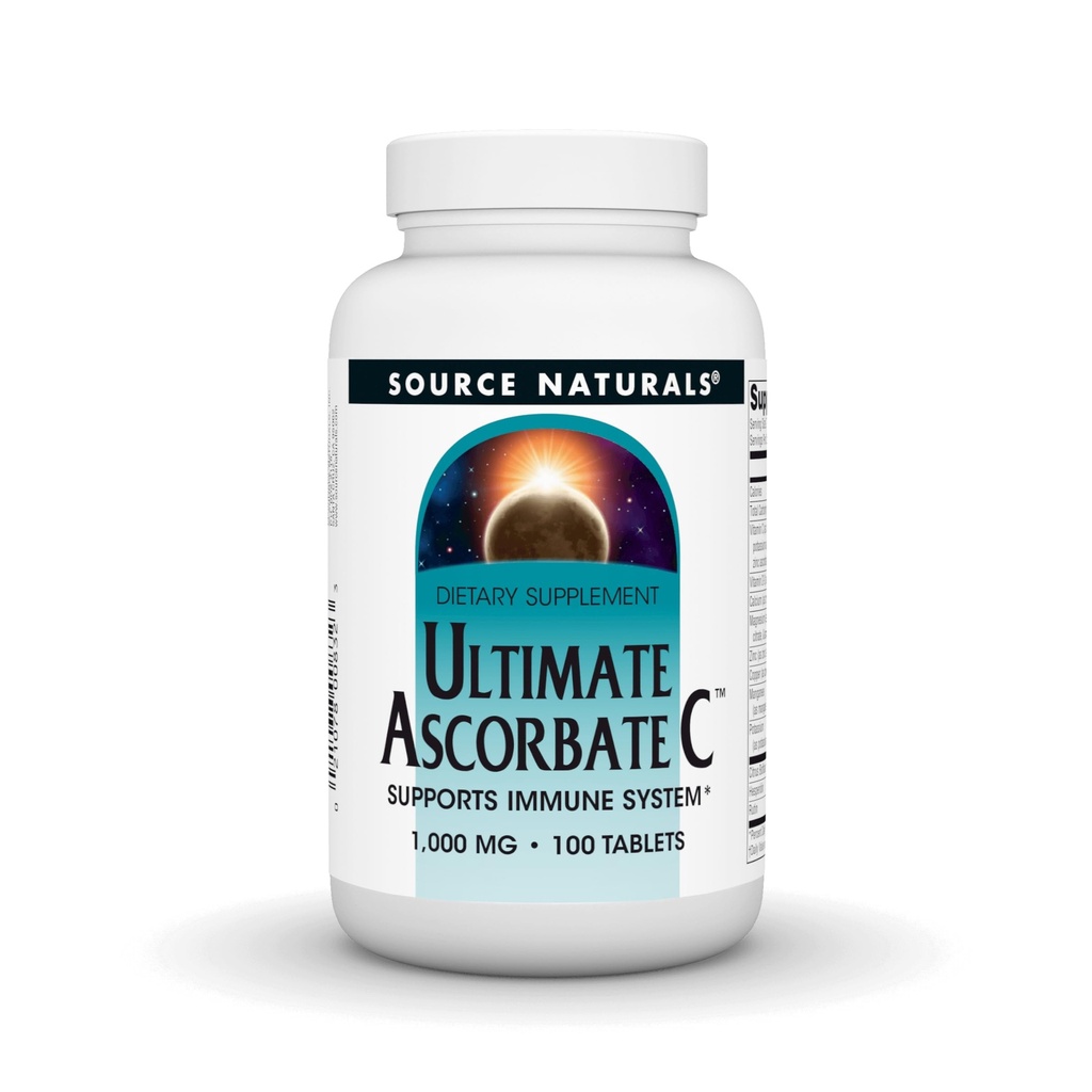 Vir Naturals Ultimate Ascorbate C - Vitamin C - 2000 mg Podpira imunski sistem - 100 tablet