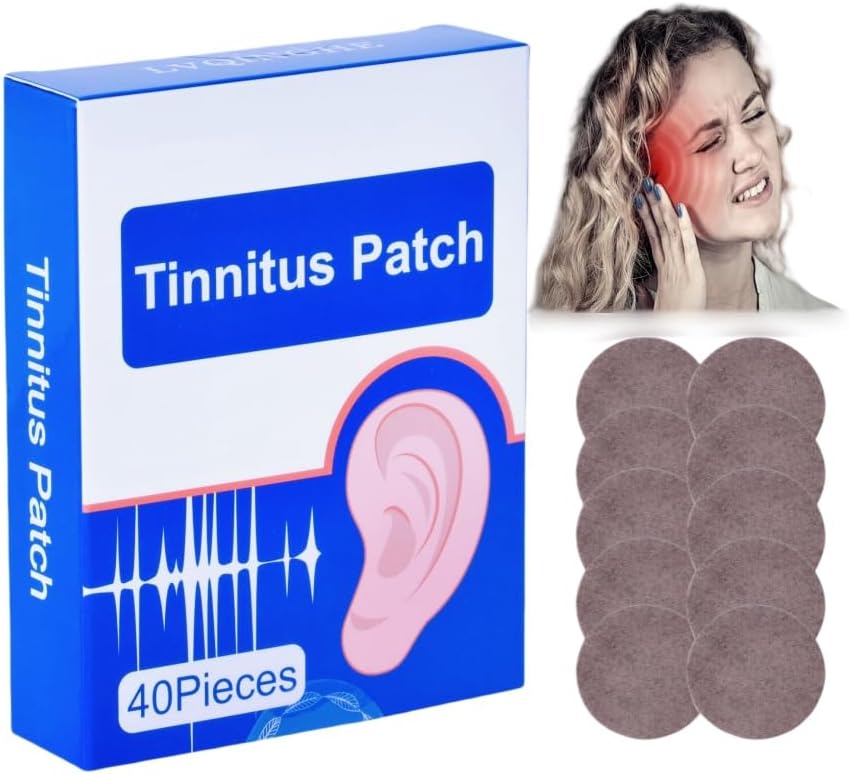 Tinitus Relief za zvonjenje ušes,120PCS Tinitus obliži, Učinkovito lajšanje sluha izgube 3BOX