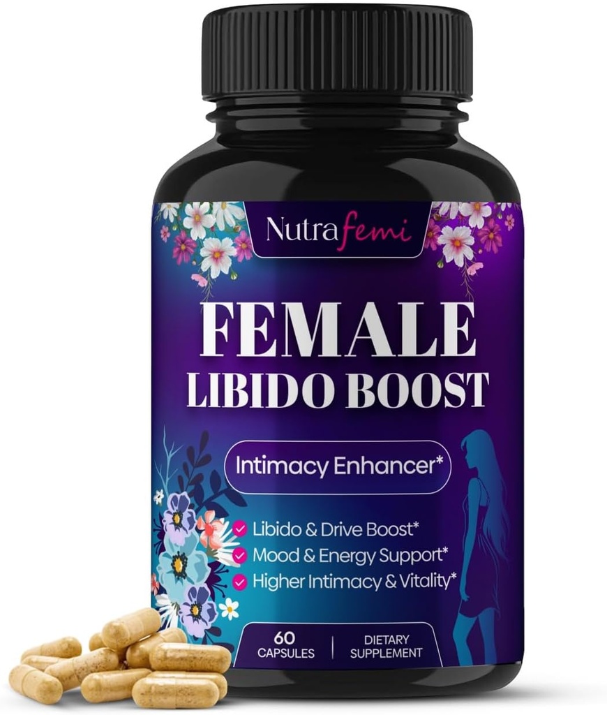 Hiter delujoč visoko učinkovit Libido Booster za ženske-female Libido Booster za hormonsko ravnotežje, Mood & Drive, naravna maziva - z Maca Root, Ginseng, Tribulus, Gingko & Ashwagandha