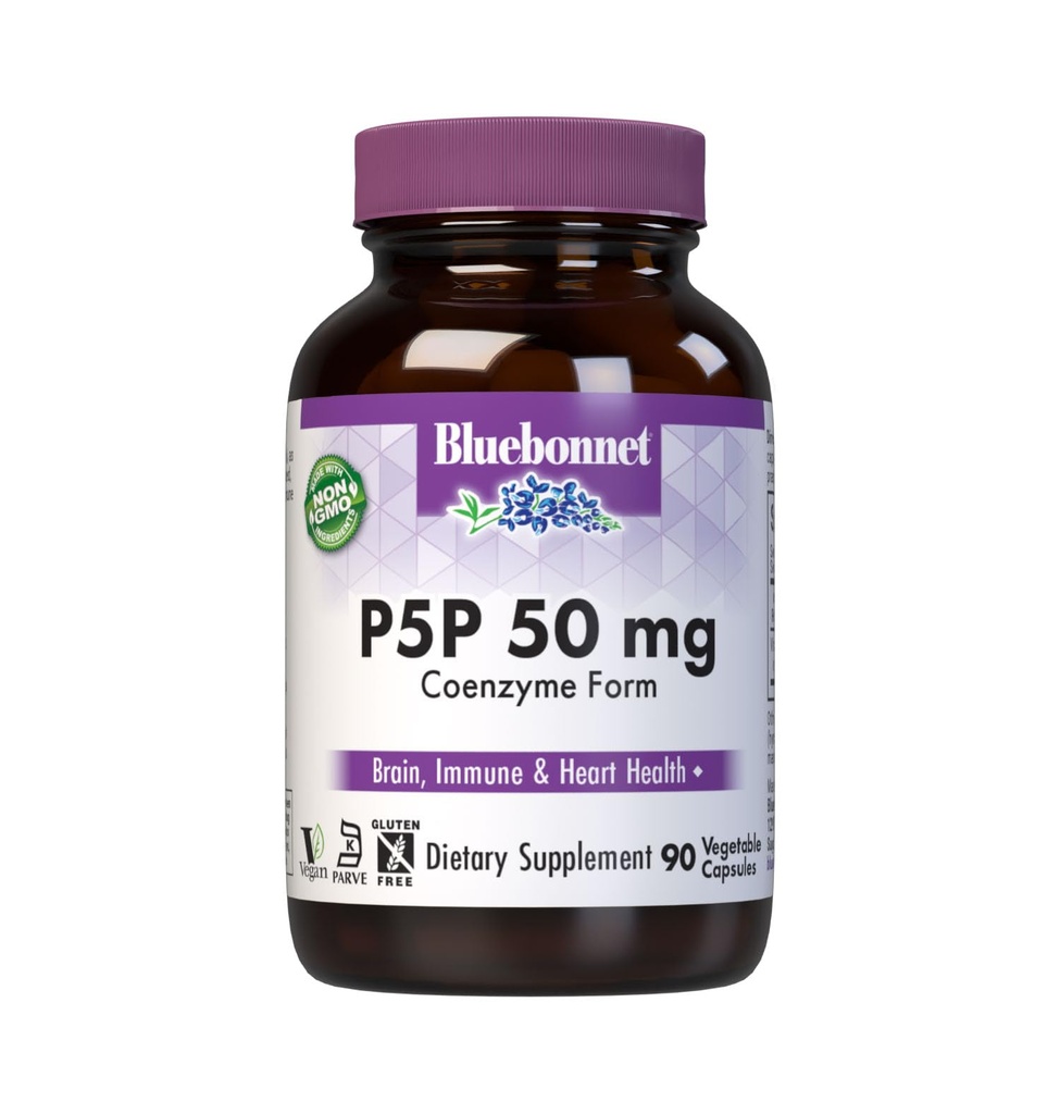 Bluebonnet Nutrition - CellularActive P-5-P 50mg - 90 vegetarijanskih kapsul