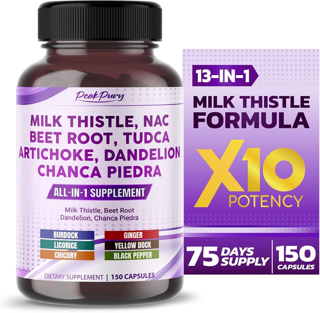 Mleko Thistle NAC pesa koren Artichoke Dandelion - Izdelano v ZDA