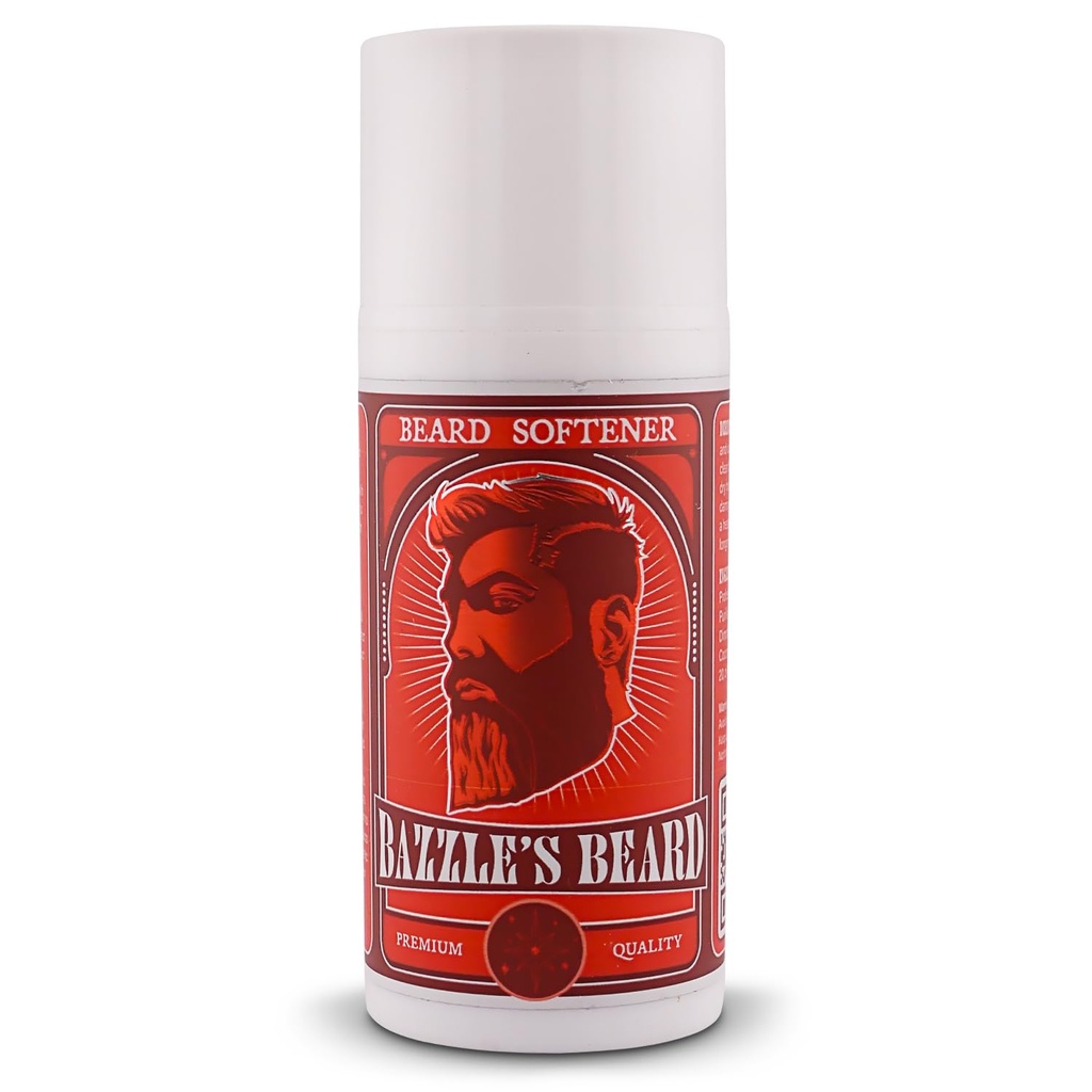 Beard softener Bazzle – Bald balzam balzam balzam za moške z biotin, mehčalne Coarse lase, globoko vlaži obrazne lase, pogoji kože, in dodaja naravno sijaj, Izdelki za Mustache Care